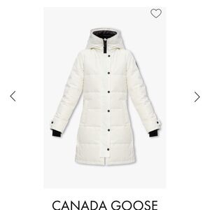 Canada Goose Shelburne Women's White Puffer Coat